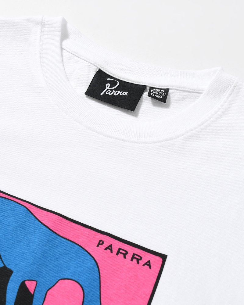 SAD HORSE T-SHIRT -WHITE-