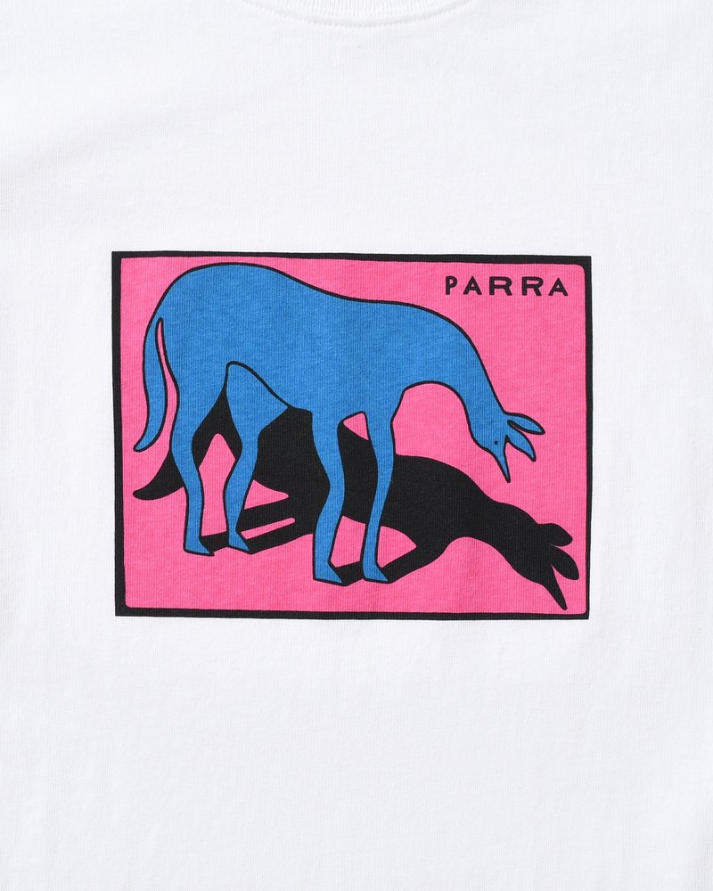 SAD HORSE T-SHIRT -WHITE-