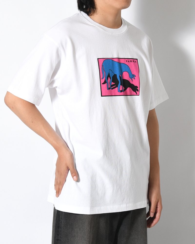 SAD HORSE T-SHIRT -WHITE-