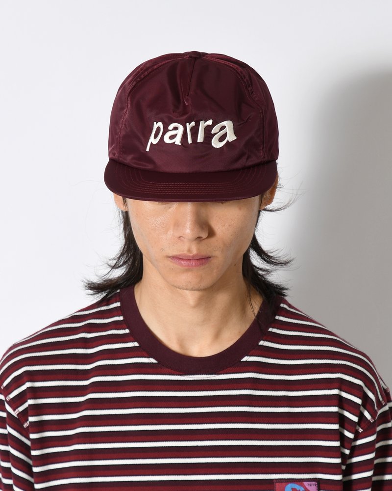 DISTORTED 90s MEMORY 5PANEL HAT -DARK RED-