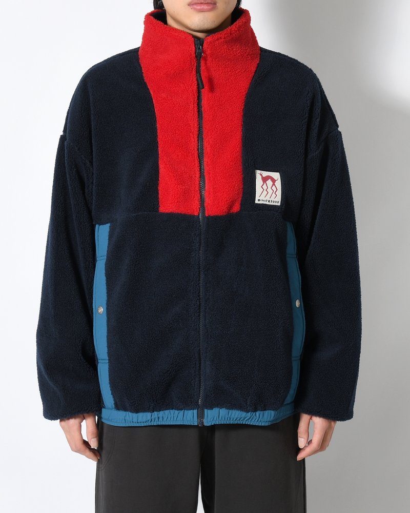 INDOORSMAN FLEECE MID LAYER -NAVY BLUE-