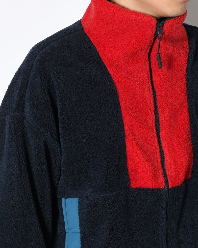 INDOORSMAN FLEECE MID LAYER -NAVY BLUE-