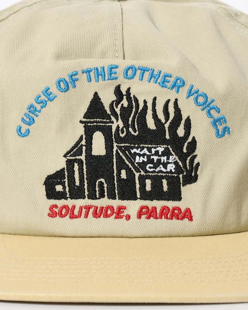 OTHER VOICES 5 PANEL HAT -NATURAL-
