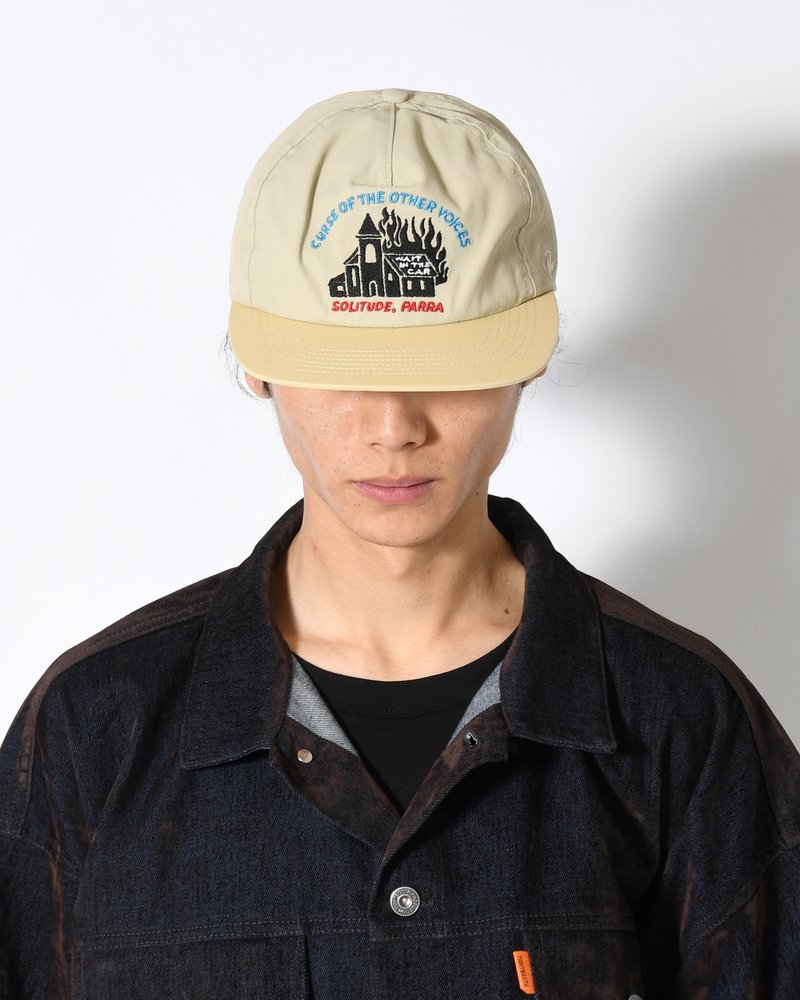 OTHER VOICES 5 PANEL HAT -NATURAL-