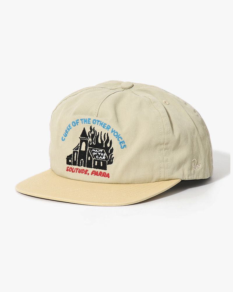 OTHER VOICES 5 PANEL HAT -NATURAL-