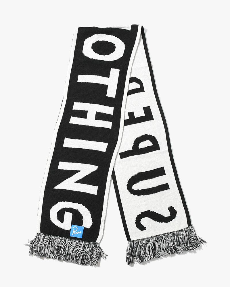 SUPER NOTHING CLUB SCARF -BLACK-