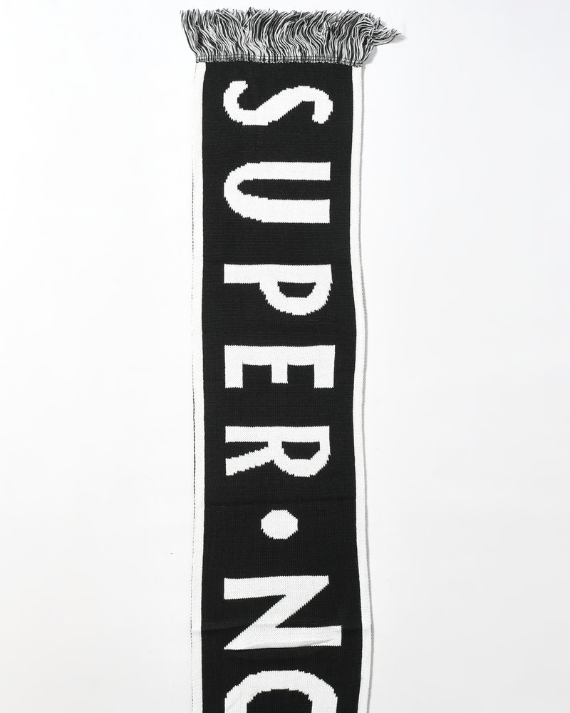 SUPER NOTHING CLUB SCARF -BLACK-