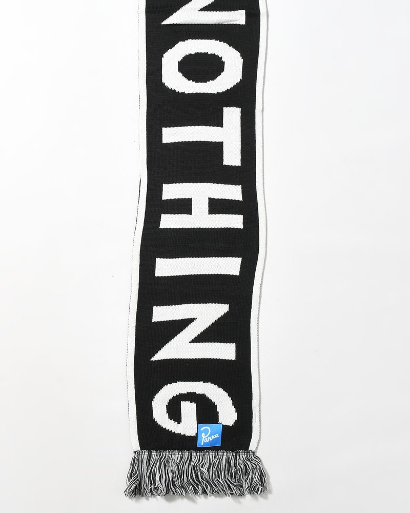 SUPER NOTHING CLUB SCARF -BLACK-