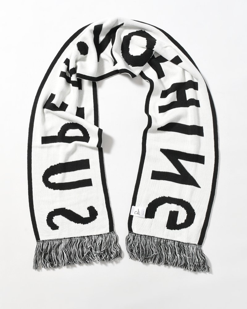 SUPER NOTHING CLUB SCARF -BLACK-