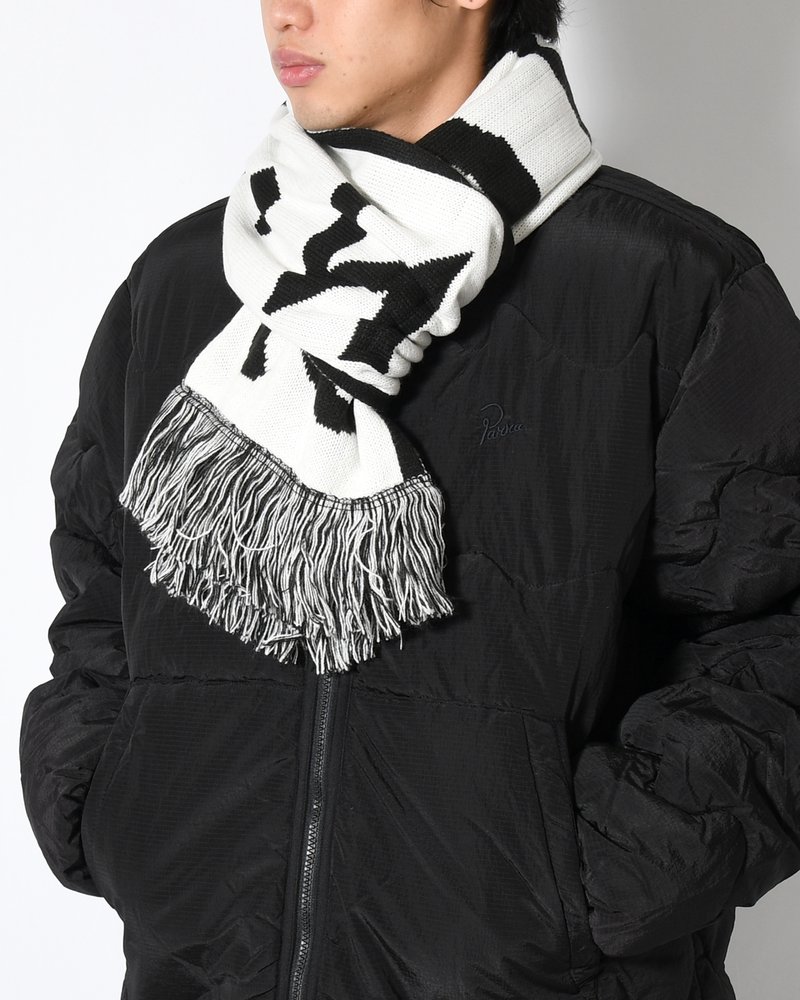SUPER NOTHING CLUB SCARF -BLACK-
