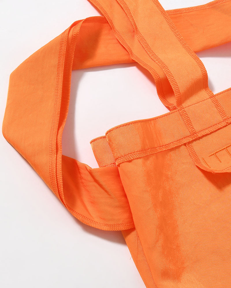 MARY INSIDE OUT TOTE - M / CERATO BRIGHT - 26Q1 -ORANGE-