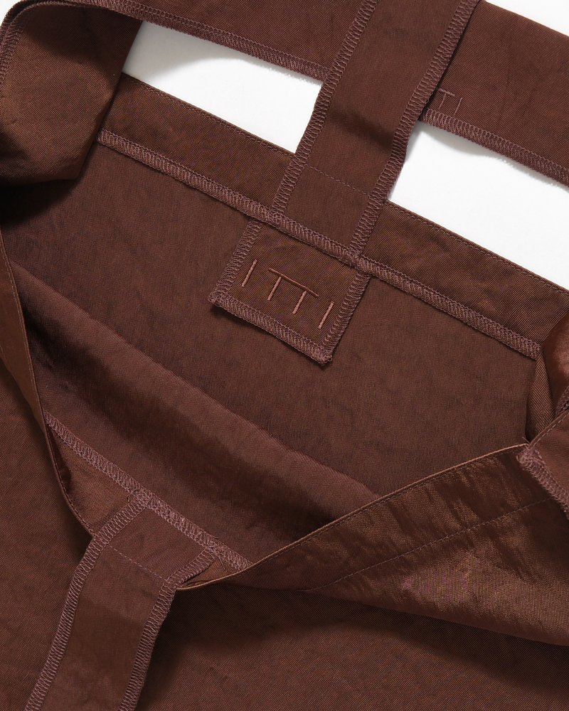 MARY INSIDE OUT TOTE - L / CERATO BRIGHT -BROWN-