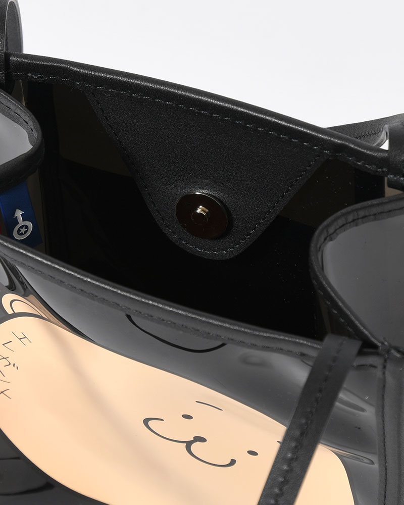 MICHELLE OUTPOCKET ONEMILE TOTE / HYOMA -BLACK-