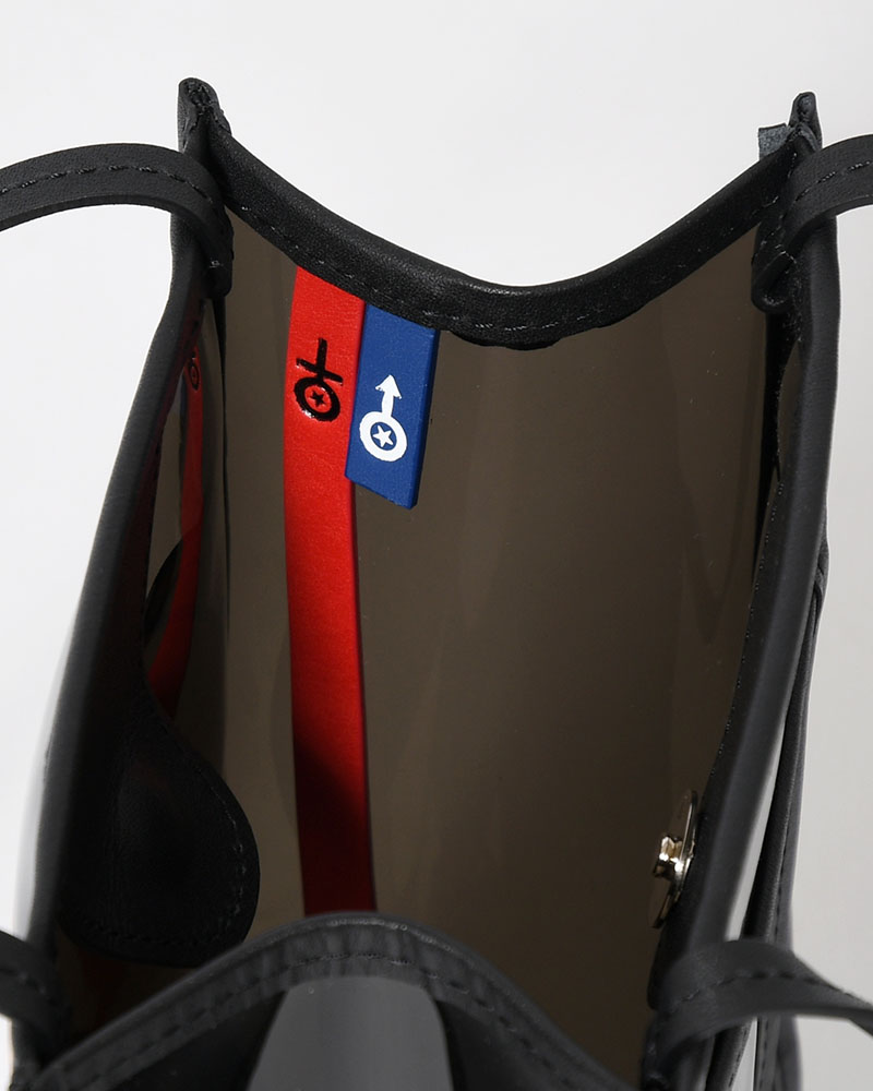 MICHELLE OUTPOCKET ONEMILE TOTE / HYOMA -BLACK-