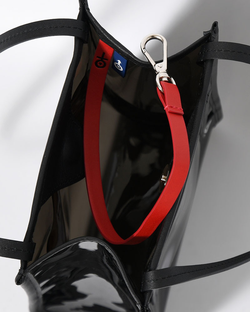 MICHELLE OUTPOCKET ONEMILE TOTE / HYOMA -BLACK-