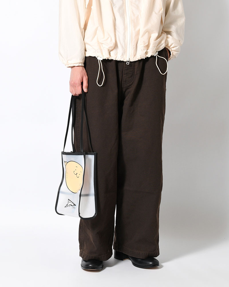 MICHELLE OUTPOCKET ONEMILE TOTE / HYOMA -WHITE-