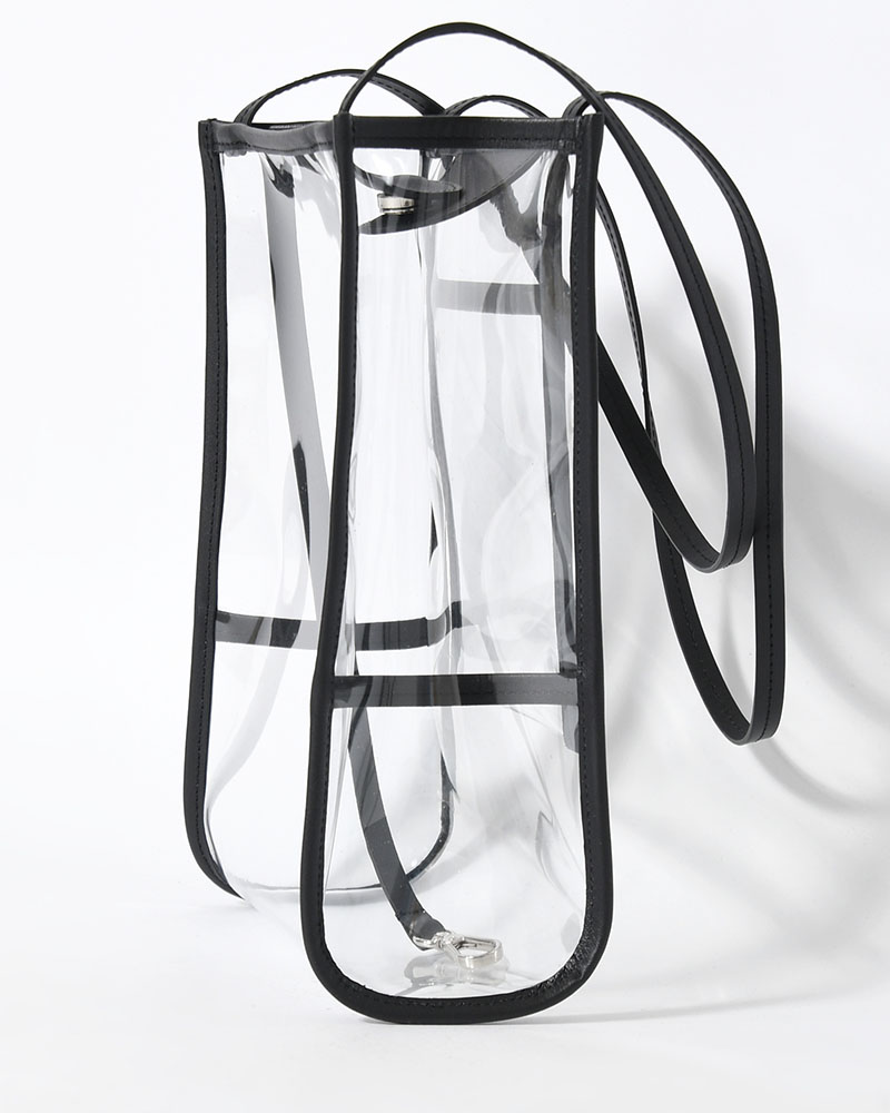 MICHELLE OUTPOCKET ONEMILE TOTE / RL.PVC -CLEAR-