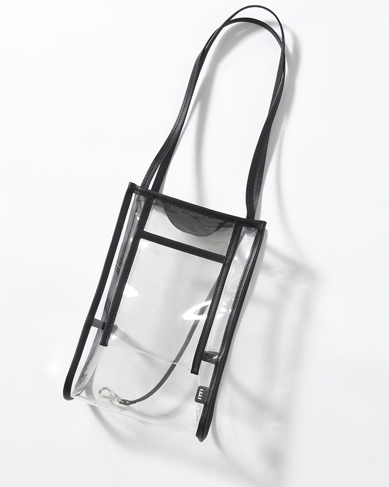 MICHELLE OUTPOCKET ONEMILE TOTE / RL.PVC -CLEAR-