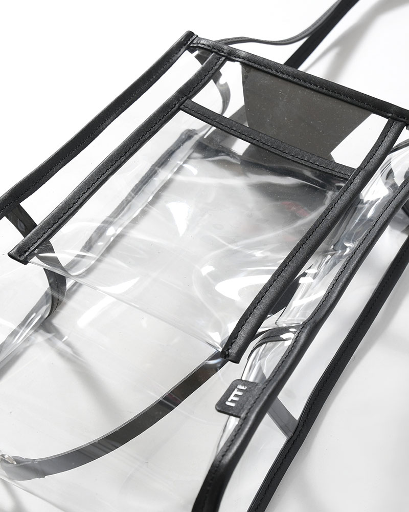 MICHELLE OUTPOCKET ONEMILE TOTE / RL.PVC -CLEAR-
