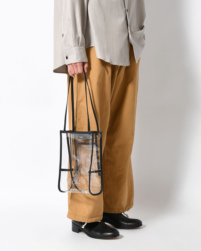 MICHELLE OUTPOCKET ONEMILE TOTE / RL.PVC -CLEAR-