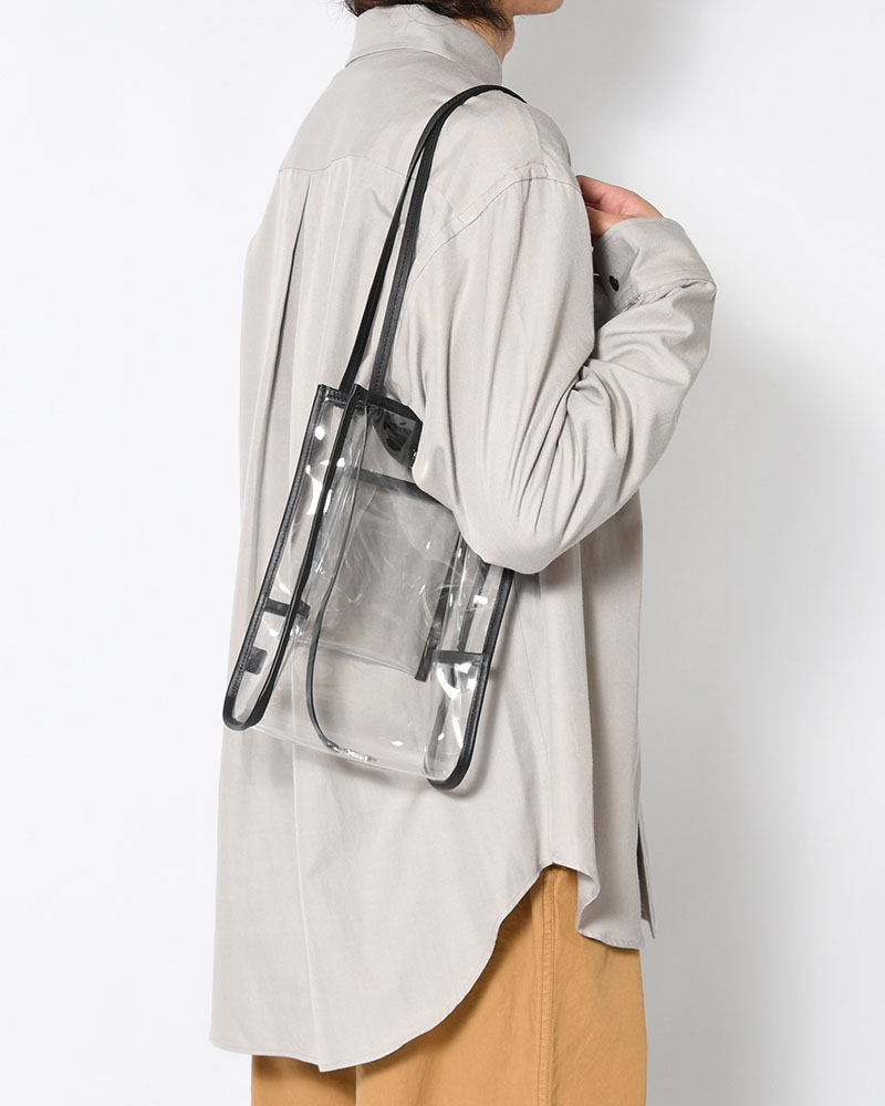 MICHELLE OUTPOCKET ONEMILE TOTE / RL.PVC -CLEAR-
