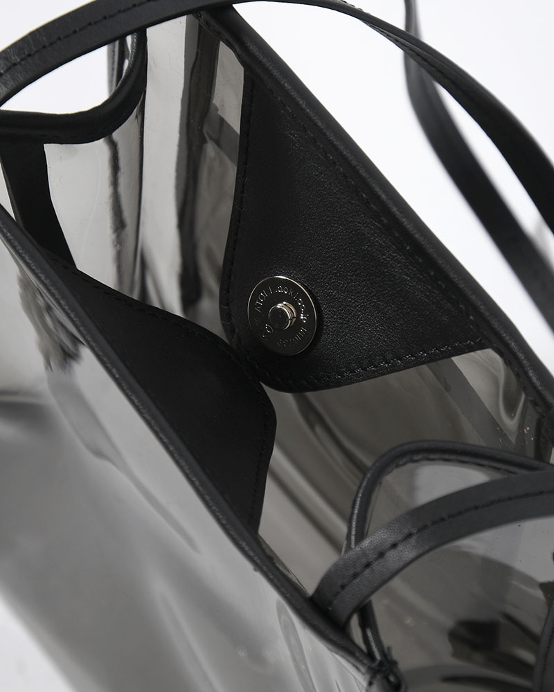 MICHELLE OUTPOCKET ONEMILE TOTE / RL.PVC -GRAY-