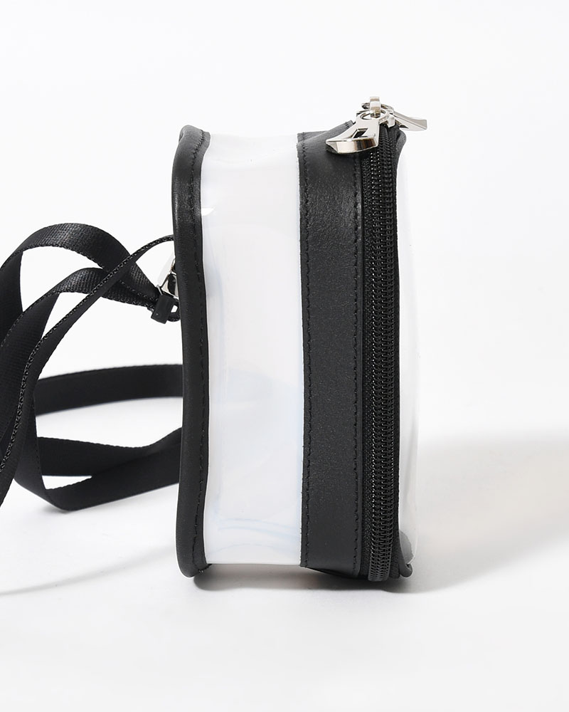 MICHELLE COLLECTION POUCH / RL.PVC -WHITE-