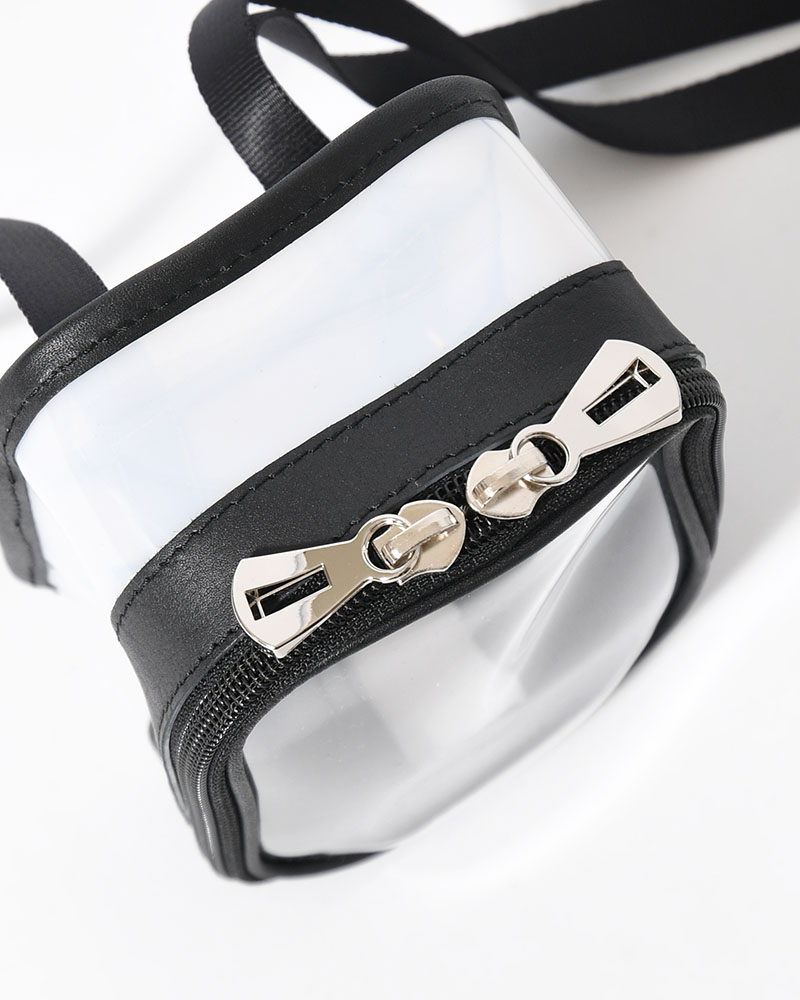 MICHELLE COLLECTION POUCH / RL.PVC -WHITE-