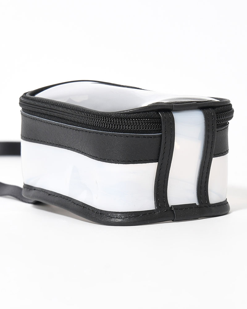 MICHELLE COLLECTION POUCH / RL.PVC -WHITE-