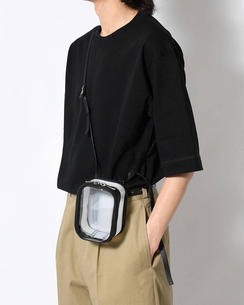 MICHELLE COLLECTION POUCH / RL.PVC -WHITE-