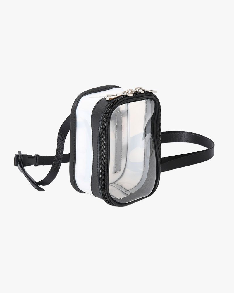 MICHELLE COLLECTION POUCH / RL.PVC -WHITE-
