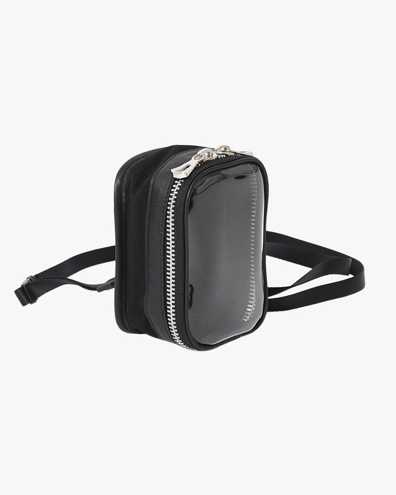 MICHELLE COLLECTION POUCH / CERATO BRIGHT H -BLACK-