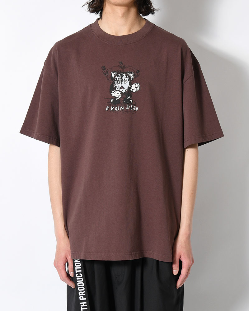 TIME IS NIGHT T-SHIRT -BERRY-