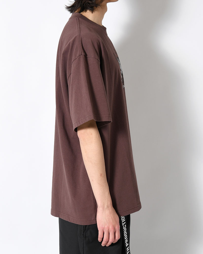 TIME IS NIGHT T-SHIRT -BERRY-