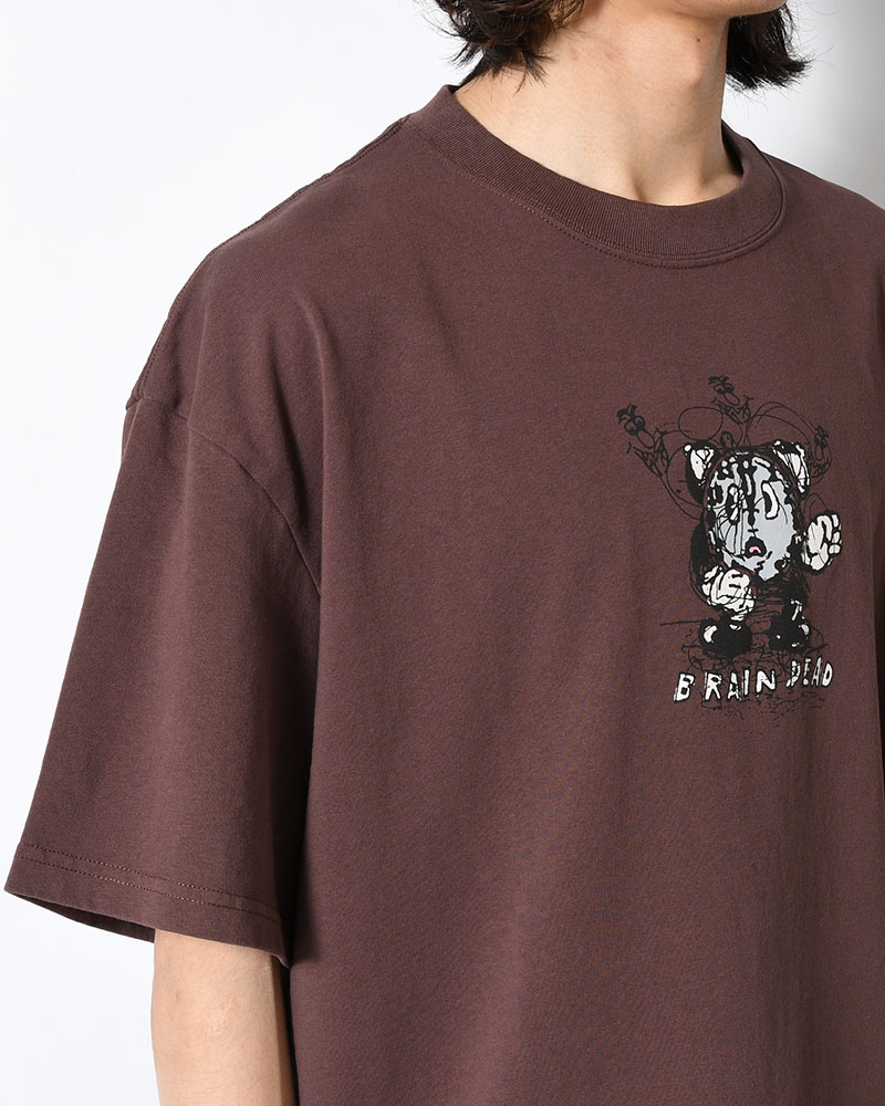 TIME IS NIGHT T-SHIRT -BERRY-