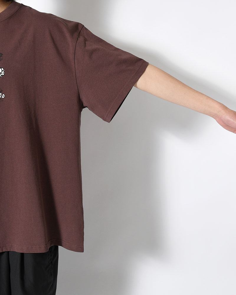 TIME IS NIGHT T-SHIRT -BERRY-
