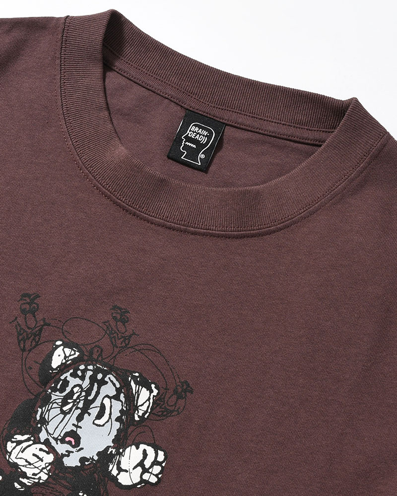 TIME IS NIGHT T-SHIRT -BERRY-