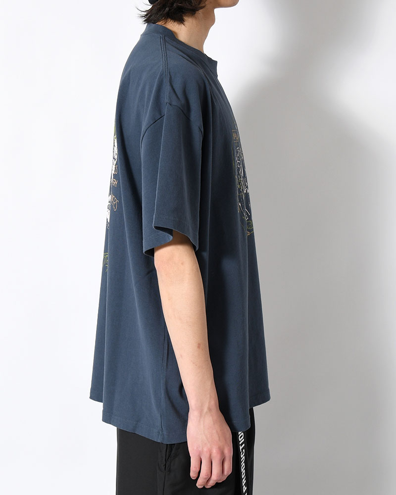 EARTH DEFENSE T-SHIRT -NAVY-