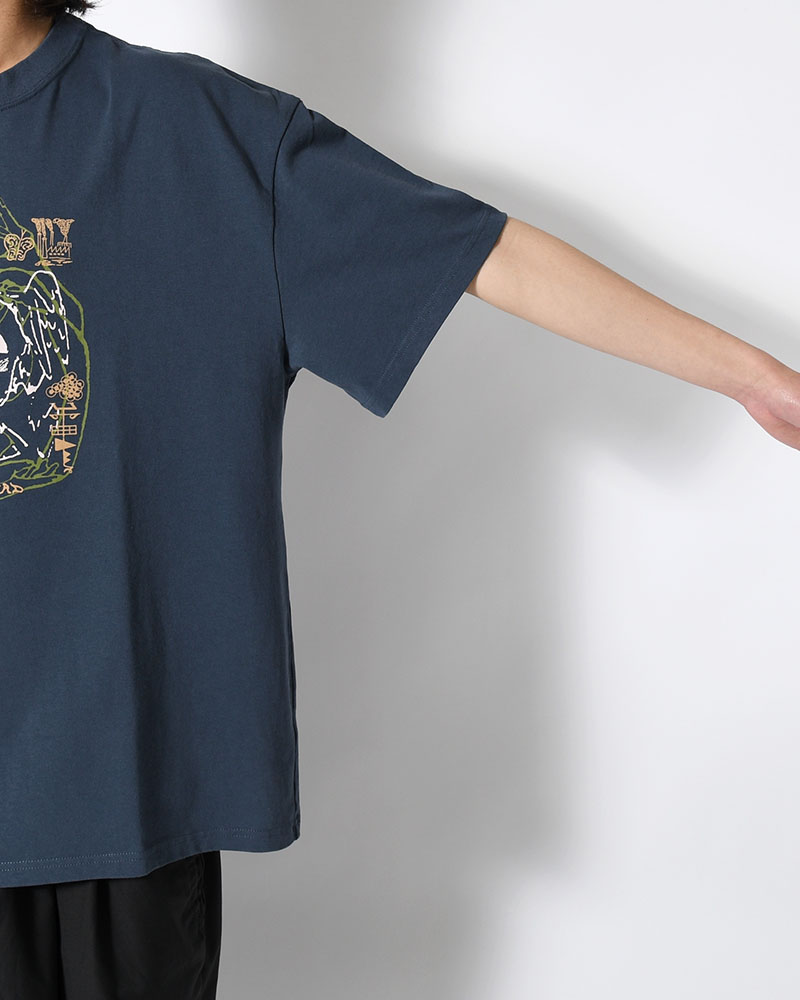 EARTH DEFENSE T-SHIRT -NAVY-