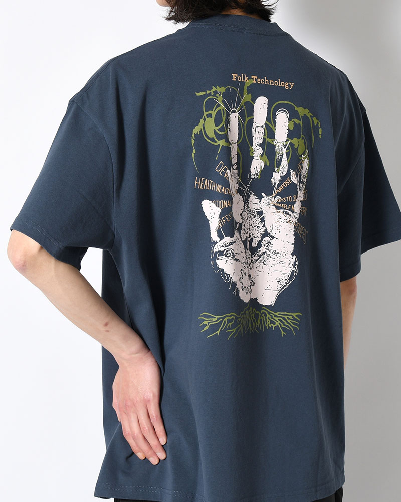 EARTH DEFENSE T-SHIRT -NAVY-