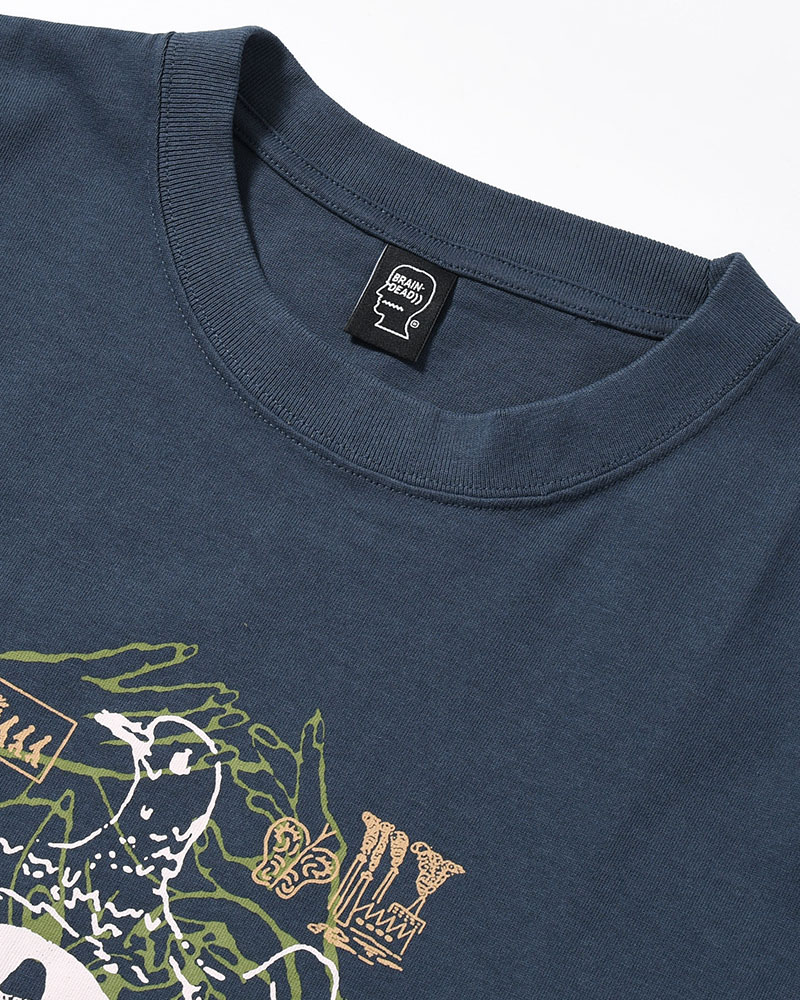 EARTH DEFENSE T-SHIRT -NAVY-