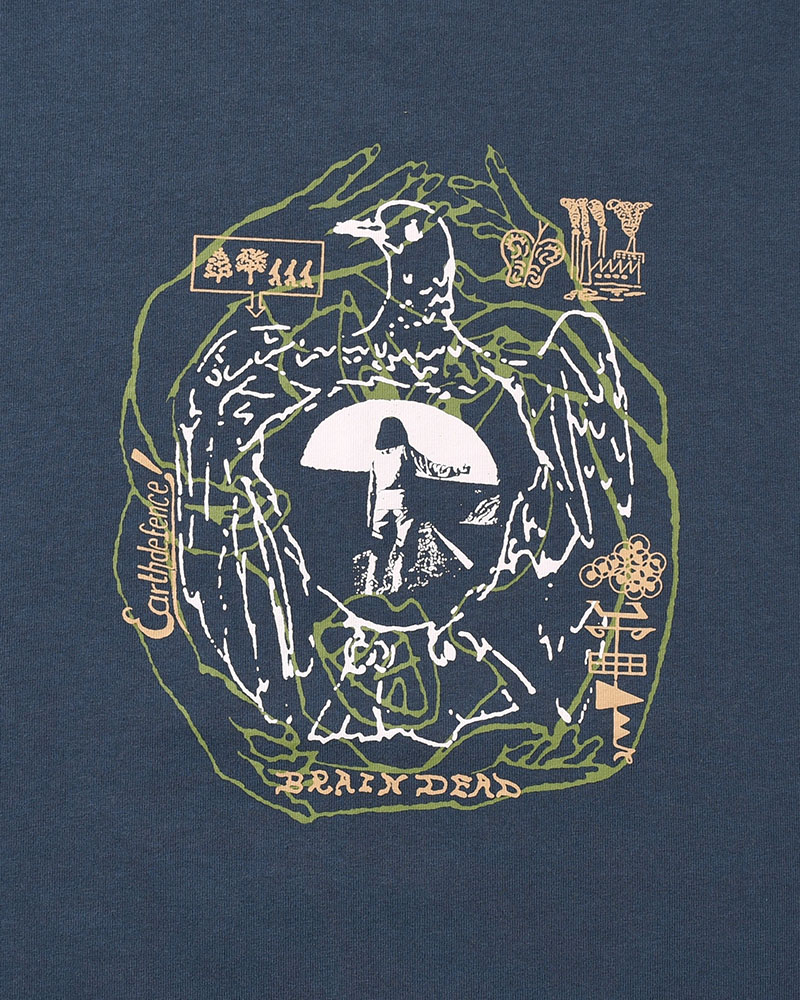EARTH DEFENSE T-SHIRT -NAVY-