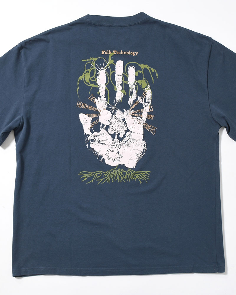 EARTH DEFENSE T-SHIRT -NAVY-