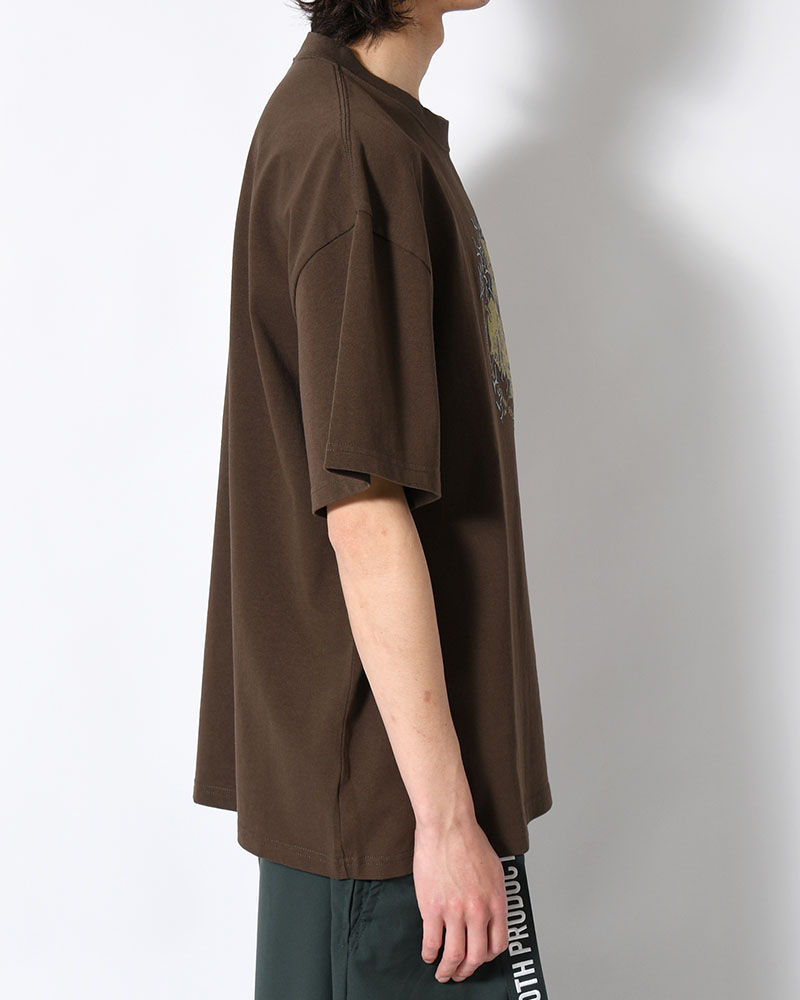 YING YANG RUN T-SHIRT -BROWN-