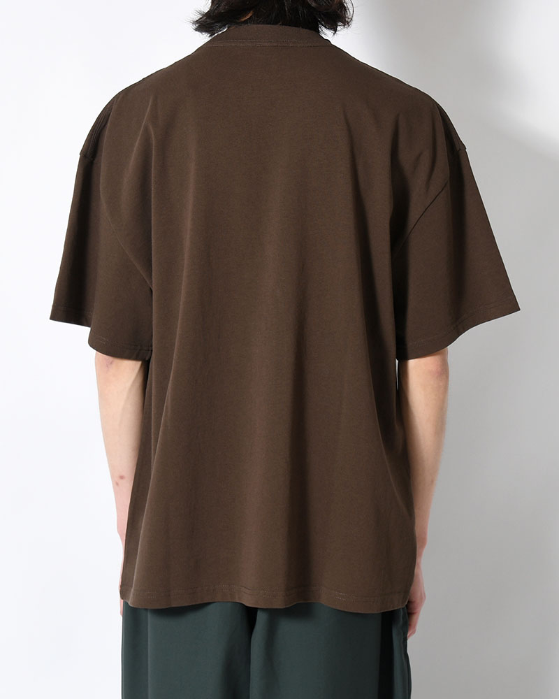 YING YANG RUN T-SHIRT -BROWN-