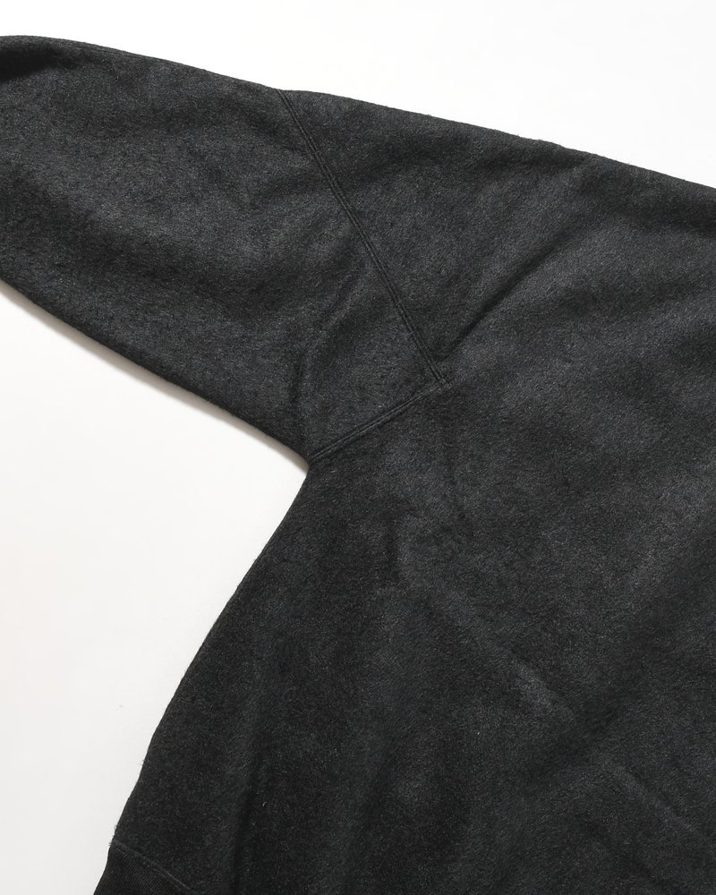 Pe/Silk Fleece Track Jacket -HeatherBlack-