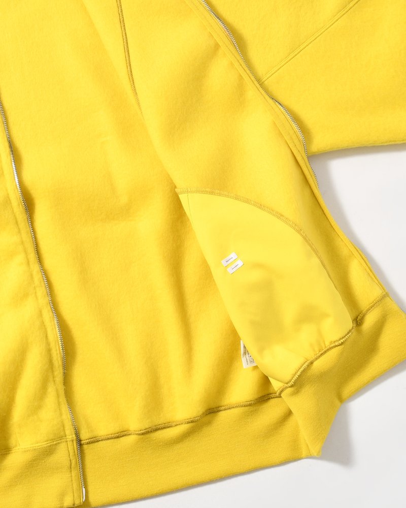 Pe/Alpaca Fleece Track Jacket -Yellow-