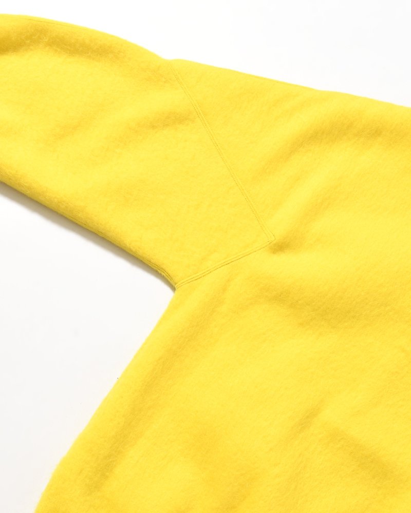 Pe/Alpaca Fleece Track Jacket -Yellow-