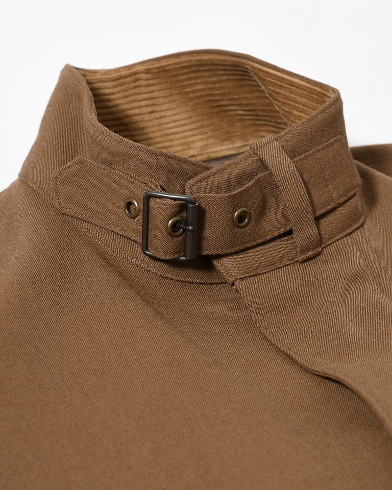 Wool Gabardine Rider's Jacket -KhakiBeige-