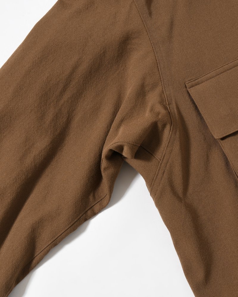 Wool Gabardine Rider's Jacket -KhakiBeige-